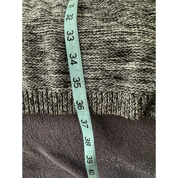 Trina Turk Sweater Dress Small Gray Knit Open Sleeve Slit 3/4 Sleeve Bodycon - Picture 5 of 8